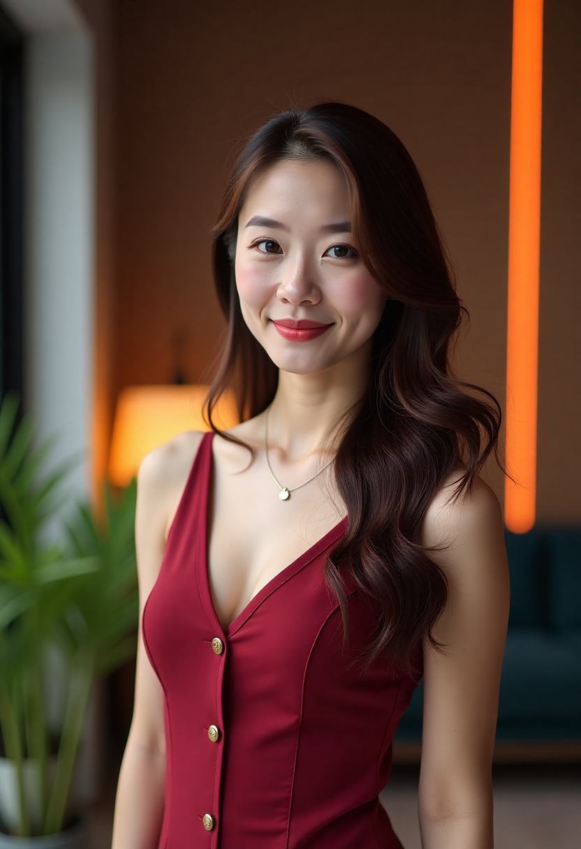 山间云雾中的徒步小径